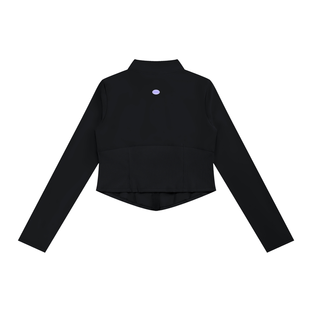 Slim Fit Full-Zip Yoga Jacket
