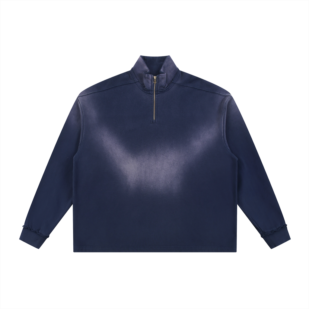 Raw Edge Quarter-Zip