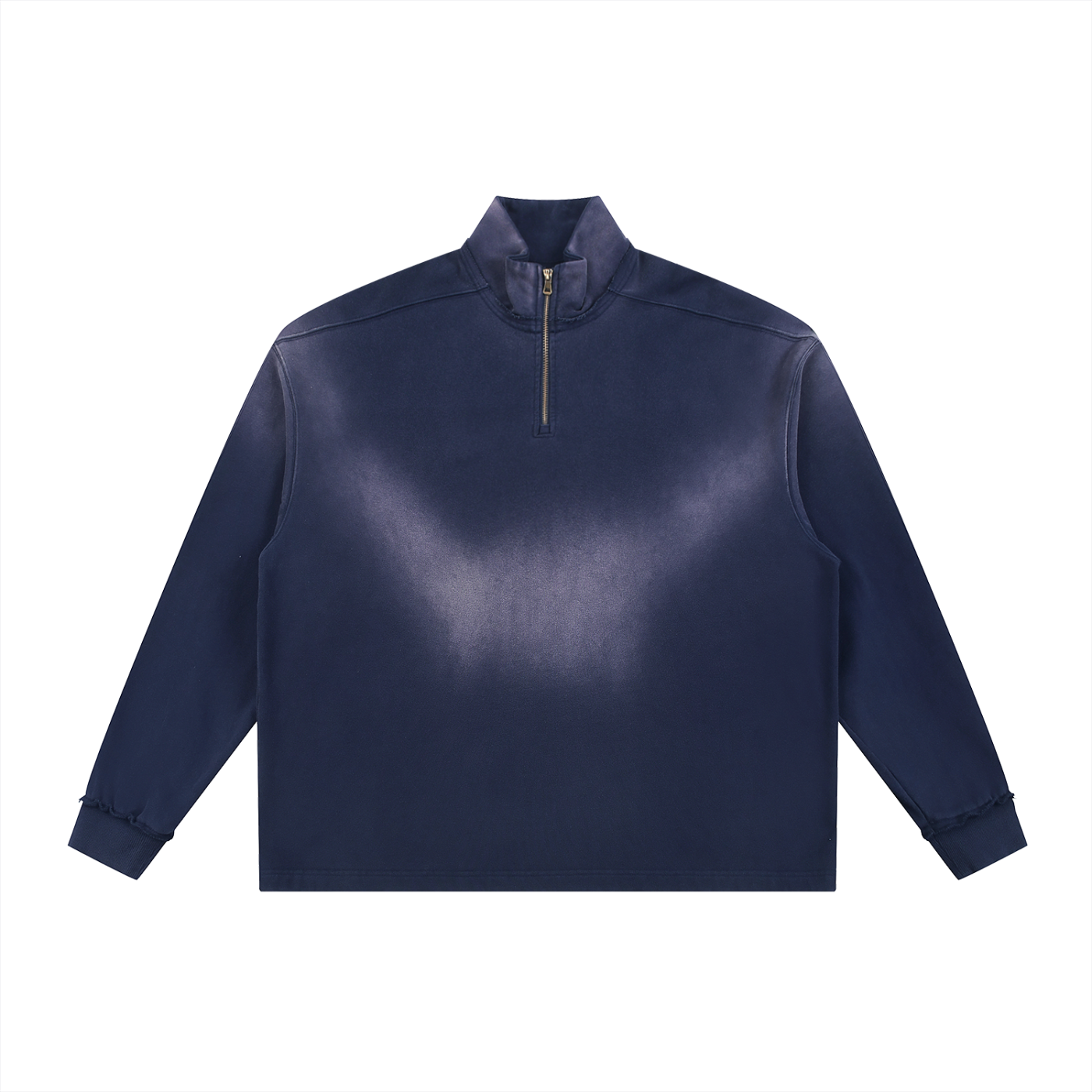 Raw Edge Quarter-Zip