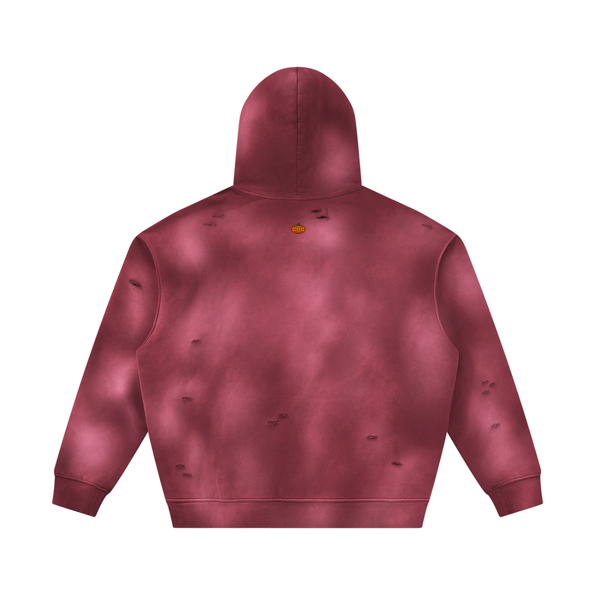 Frayed Fleece Hoodie