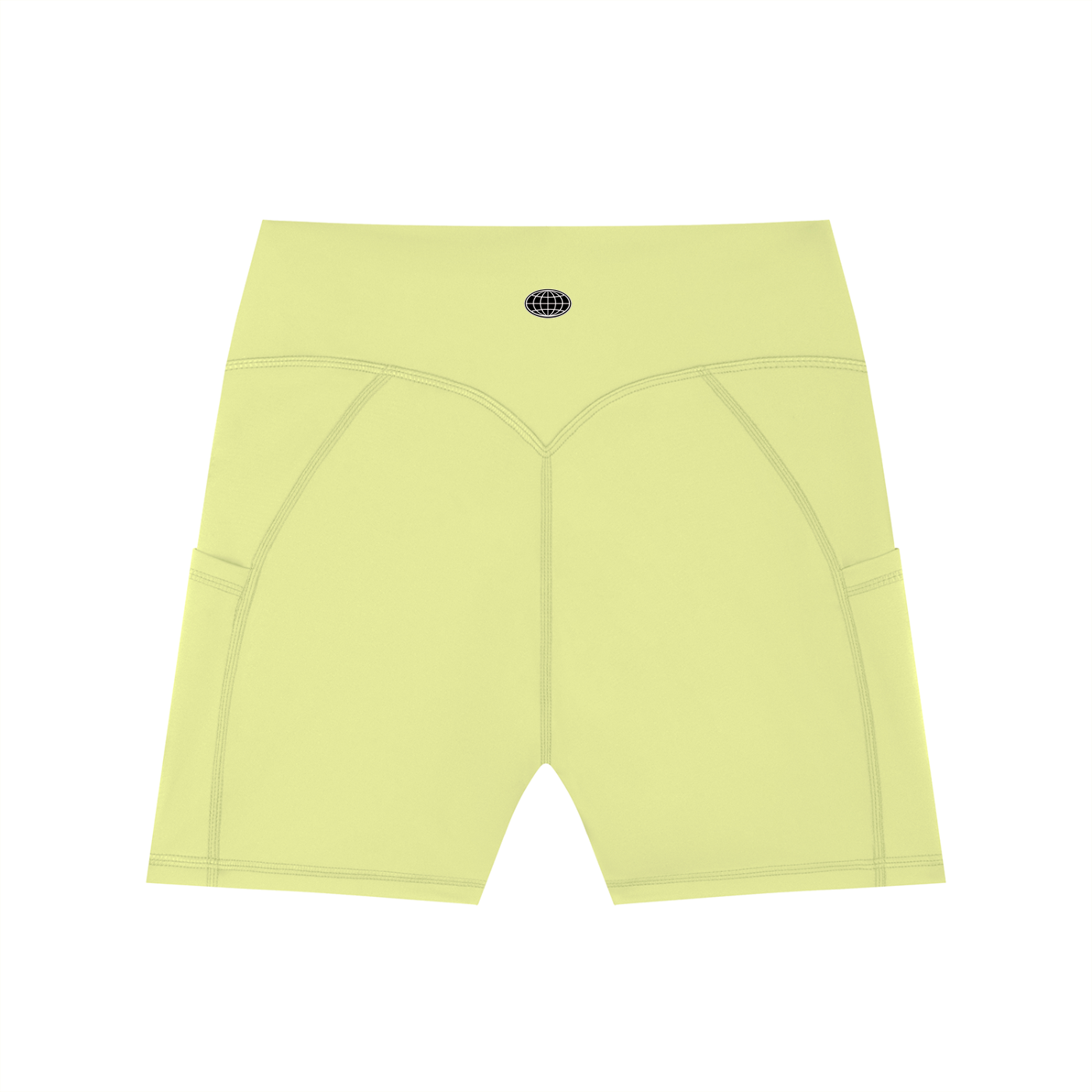 Pocket Biker Shorts (Black Logo)