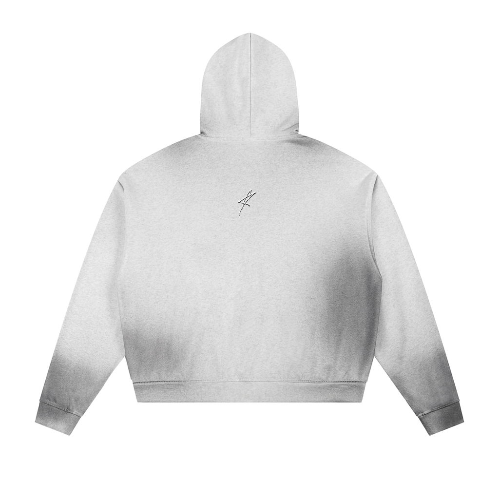 N-S Distressed Fleece Hoodie