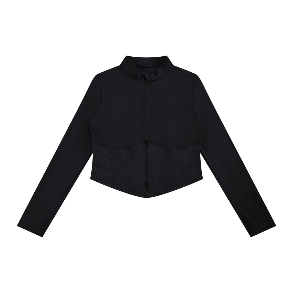 Slim Fit Full-Zip Yoga Jacket