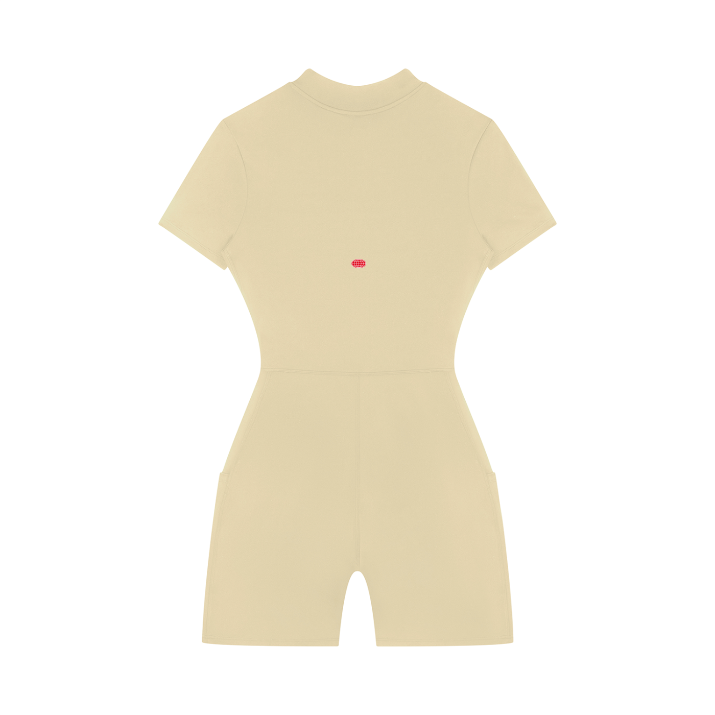 Quarter-Zip Romper