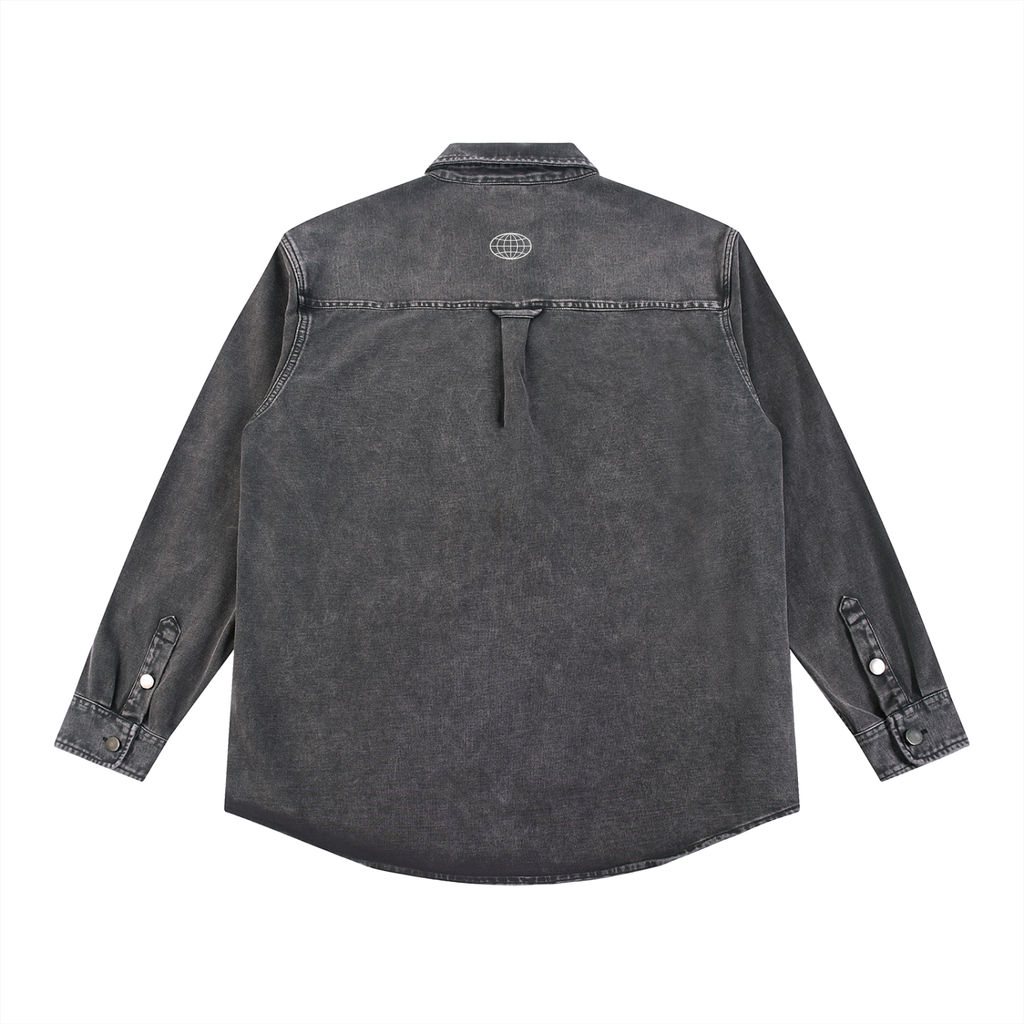 Vintage denim globe jacket