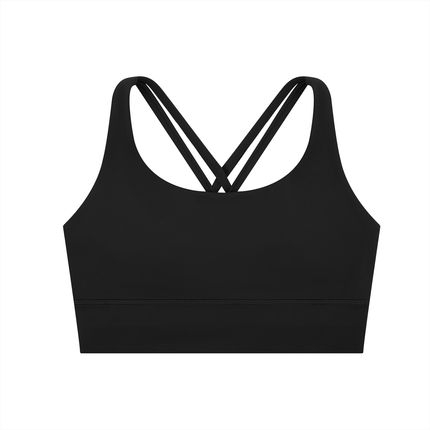 Sports Bra (Black Logo)