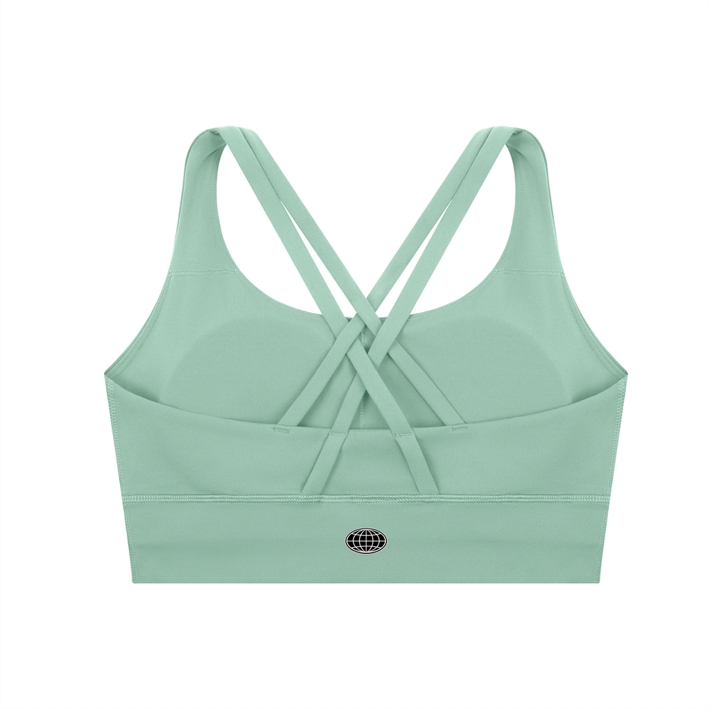 Sports Bra (Black Logo)