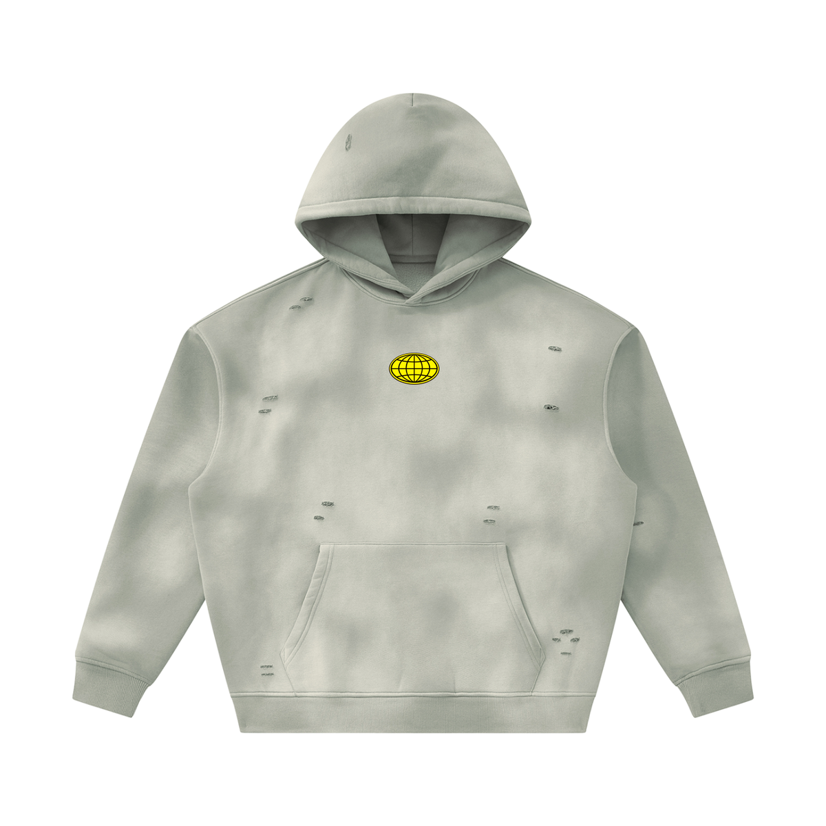 Frayed Fleece Hoodie