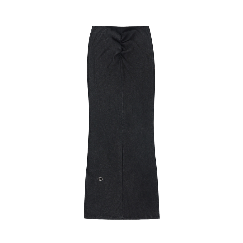 Drawstring Maxi Skirt