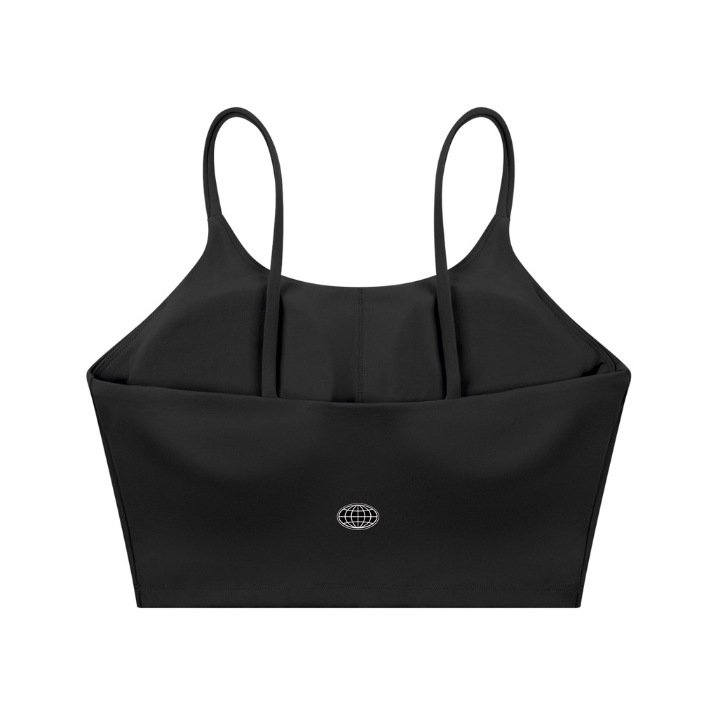 Sports Bra (Black Logo)