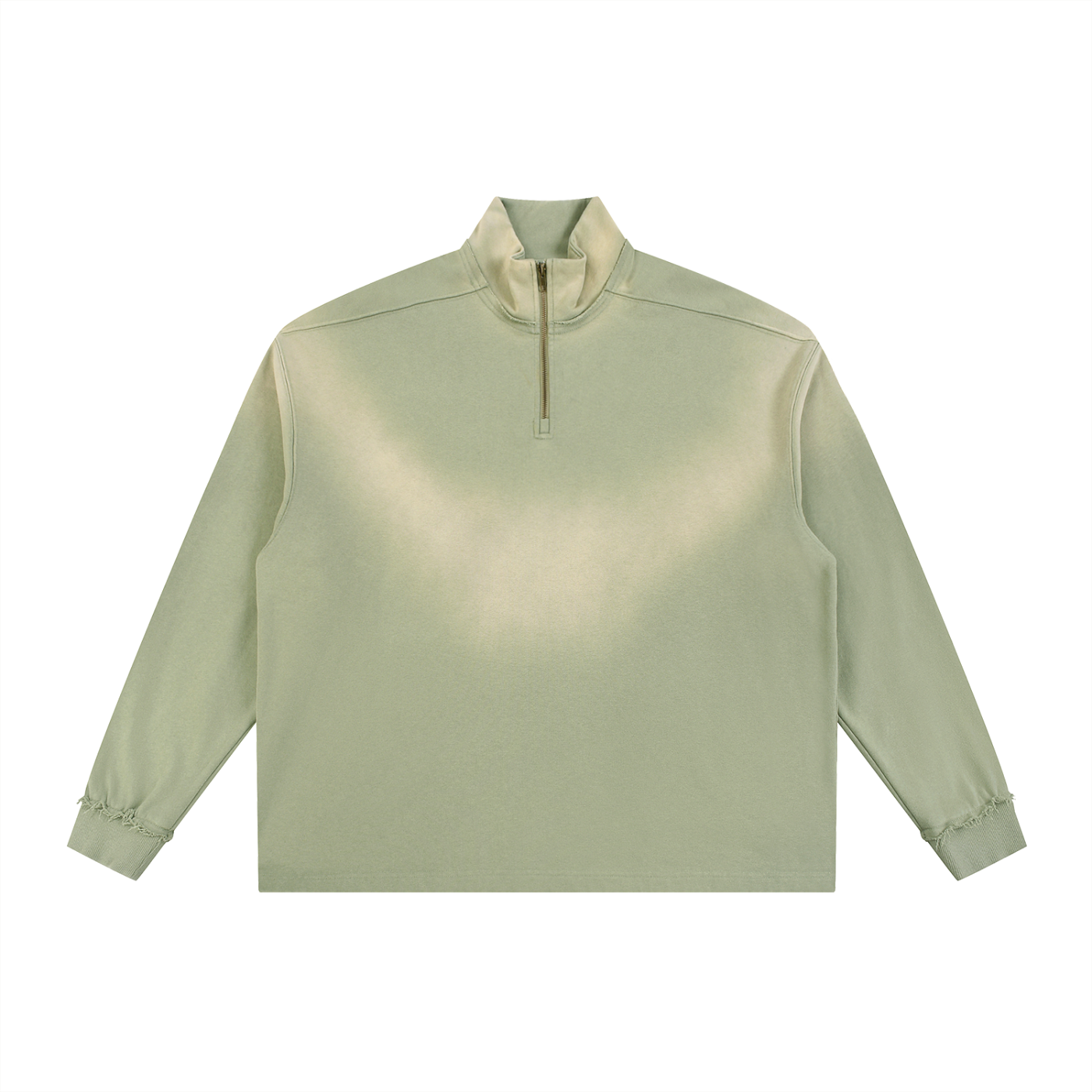 Raw Edge Quarter-Zip