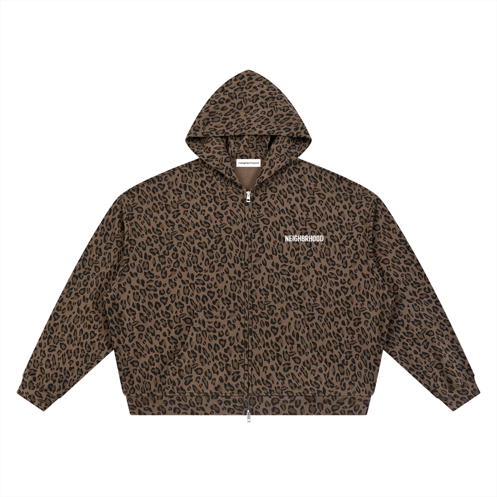 Leopard Zip Up