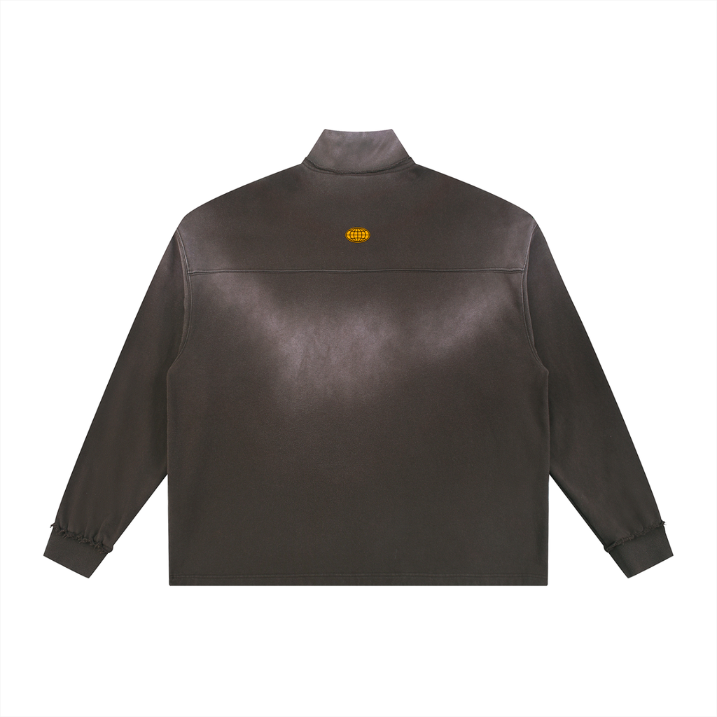 Raw Edge Quarter-Zip