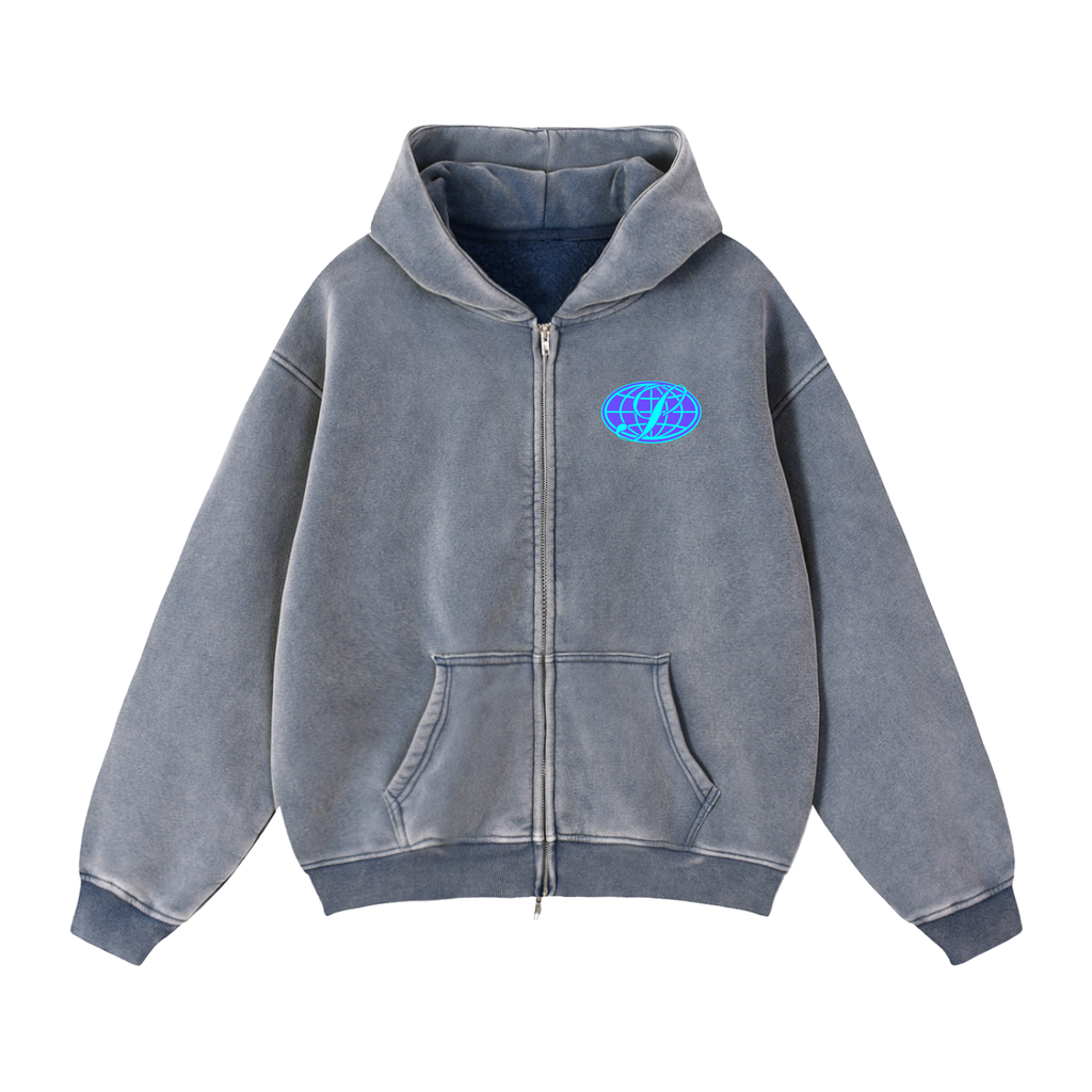 N-S Double Zipper Hoodie