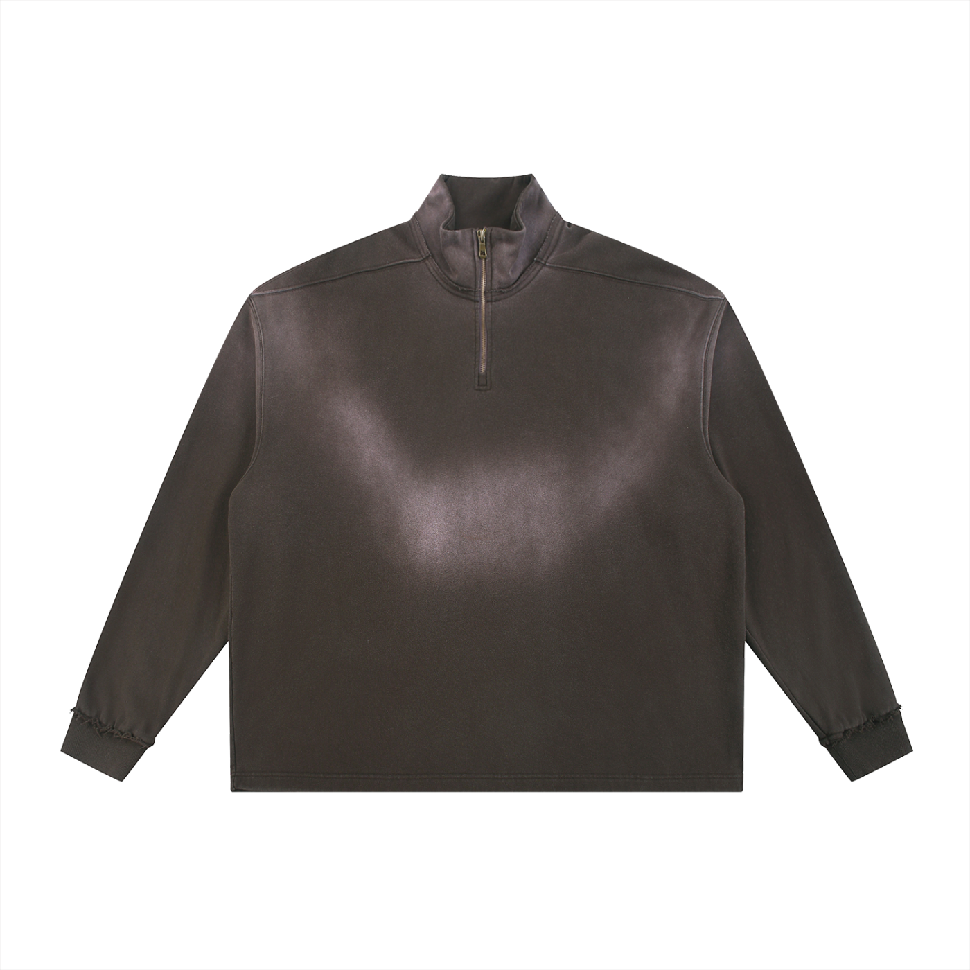Raw Edge Quarter-Zip
