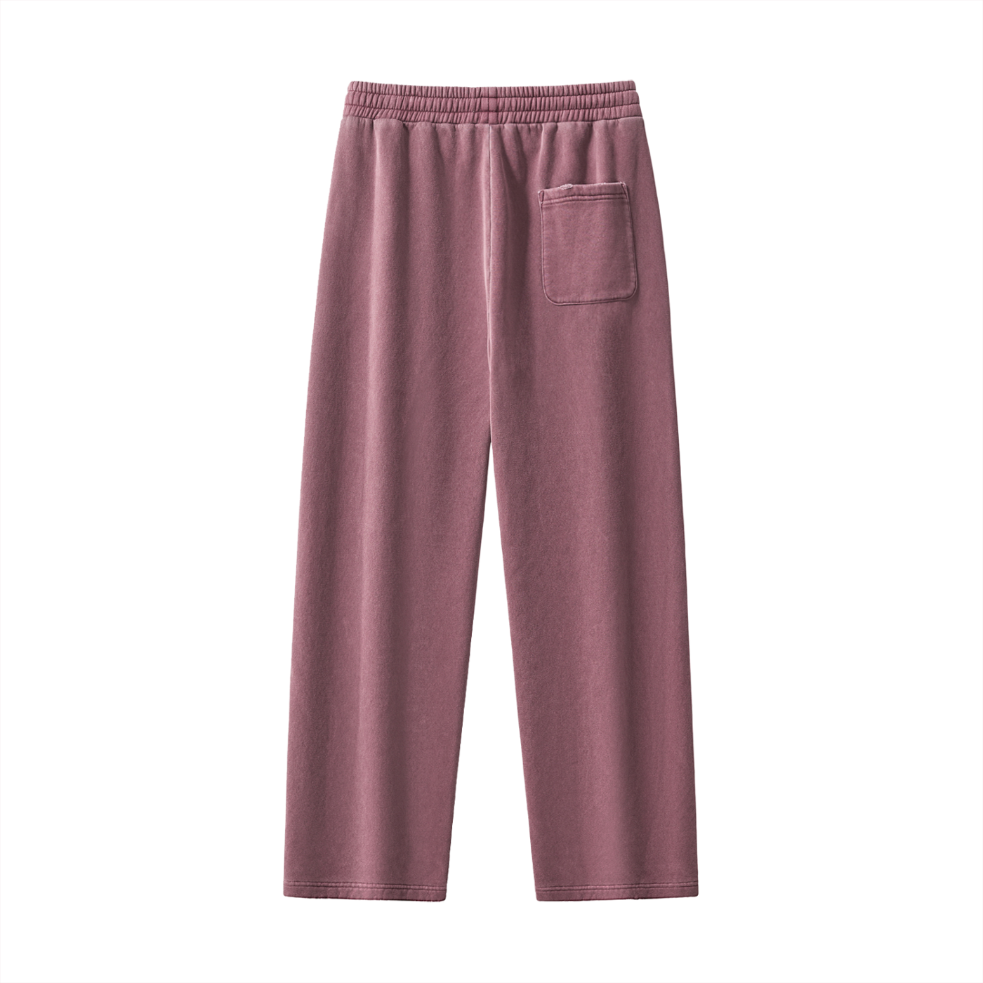 Fleeced Straight-Leg Sweatpants