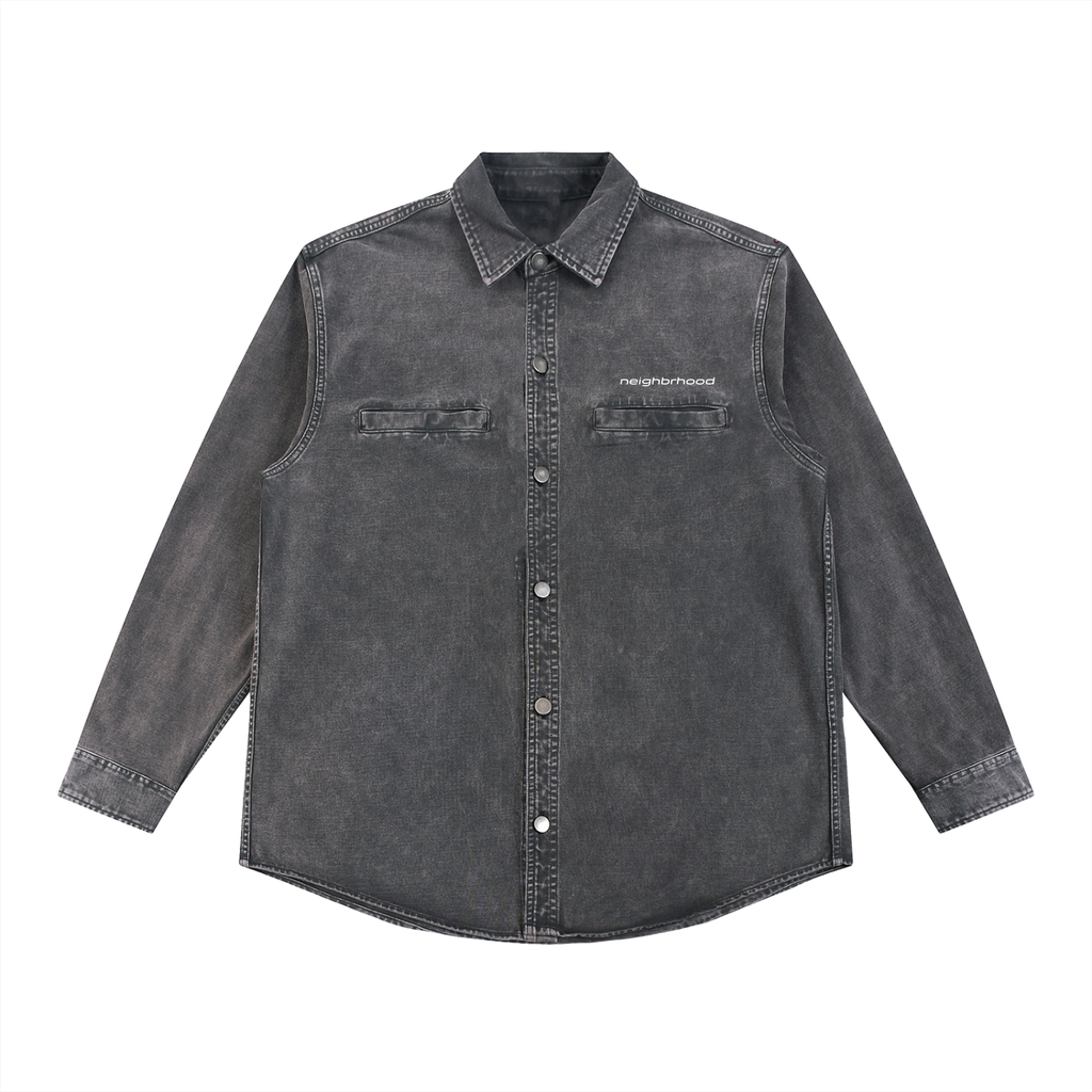 Vintage denim globe jacket