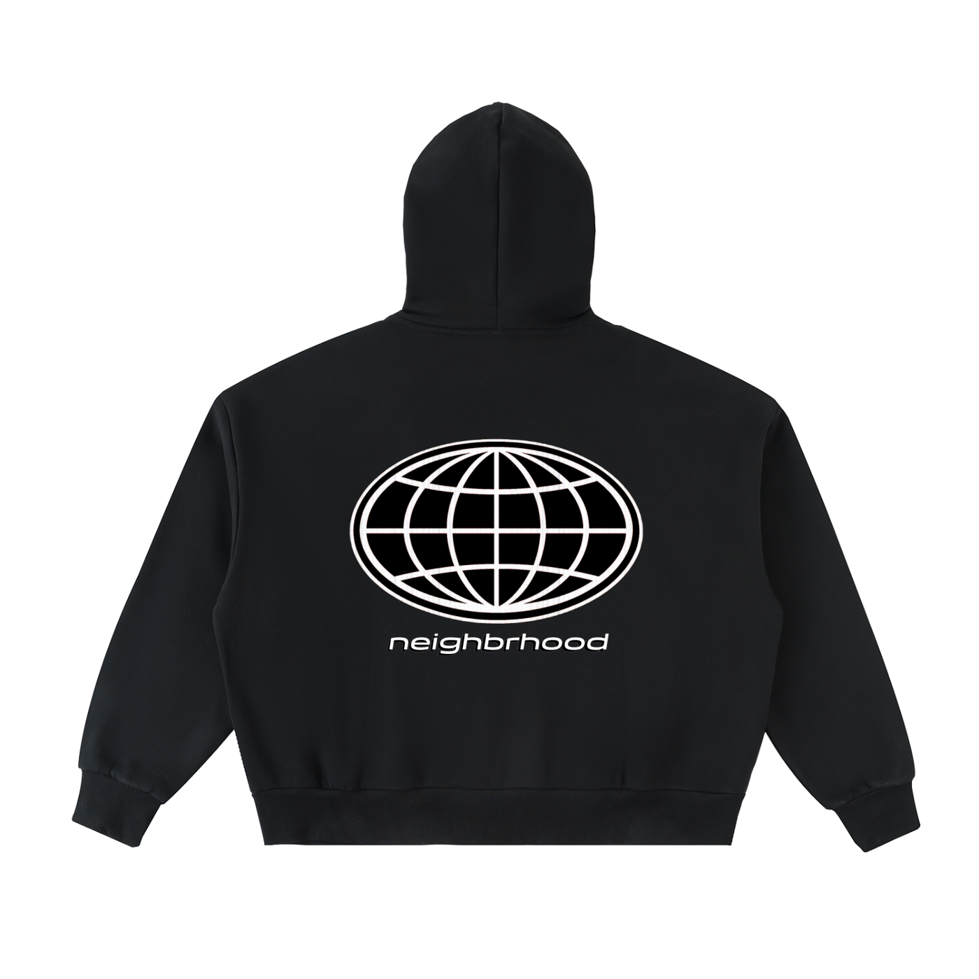Full-Zip Boxy Hoodie