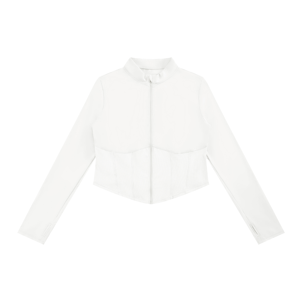Slim Fit Full-Zip Yoga Jacket