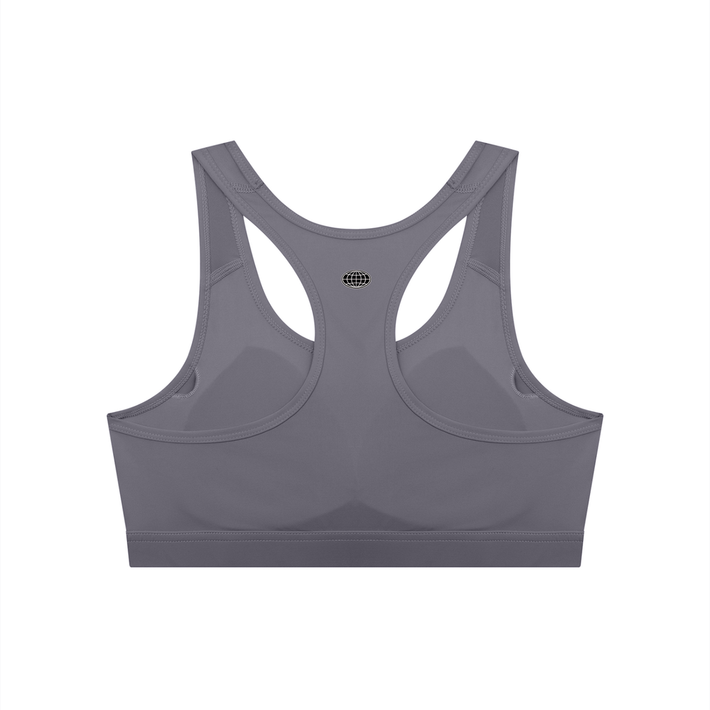 Sports Bra (Black Logo)