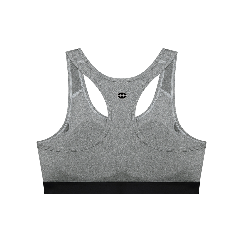 Sports Bra (Black Logo)