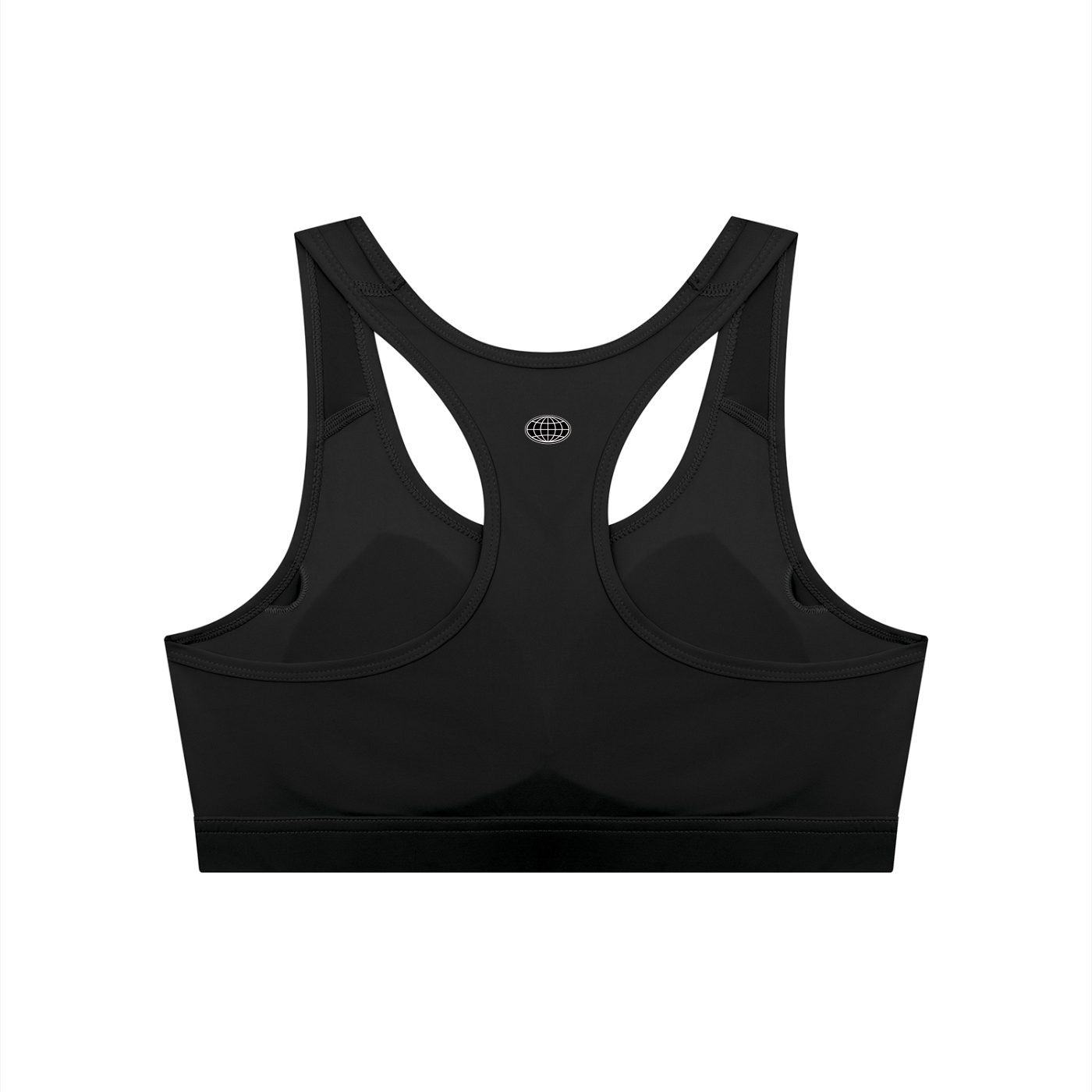 Sports Bra (Black Logo)