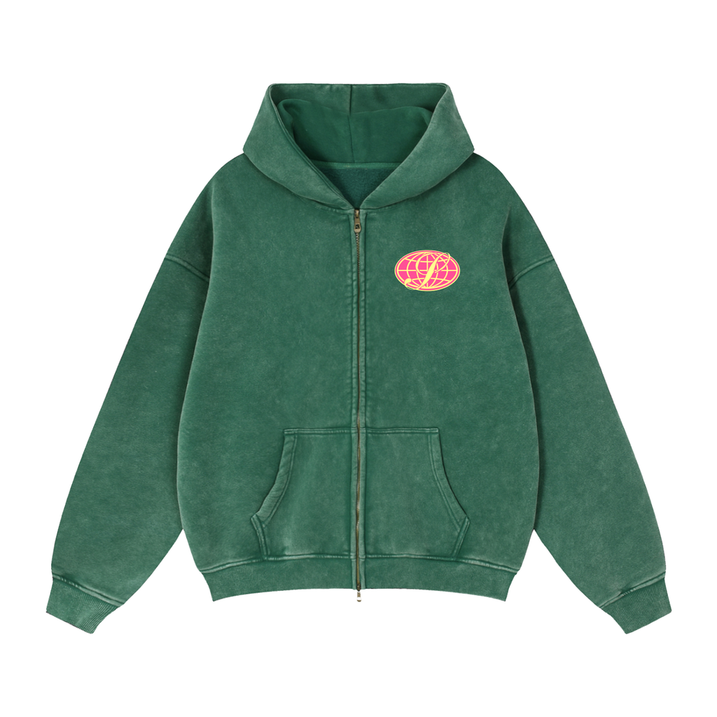 N-S Double Zipper Hoodie