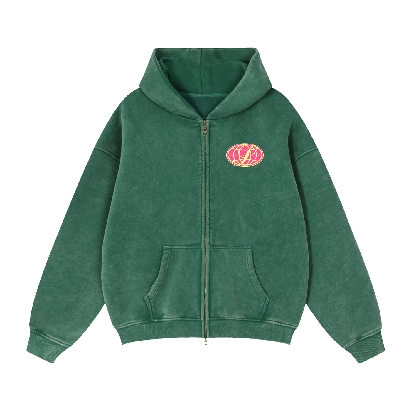N-S Double Zipper Hoodie
