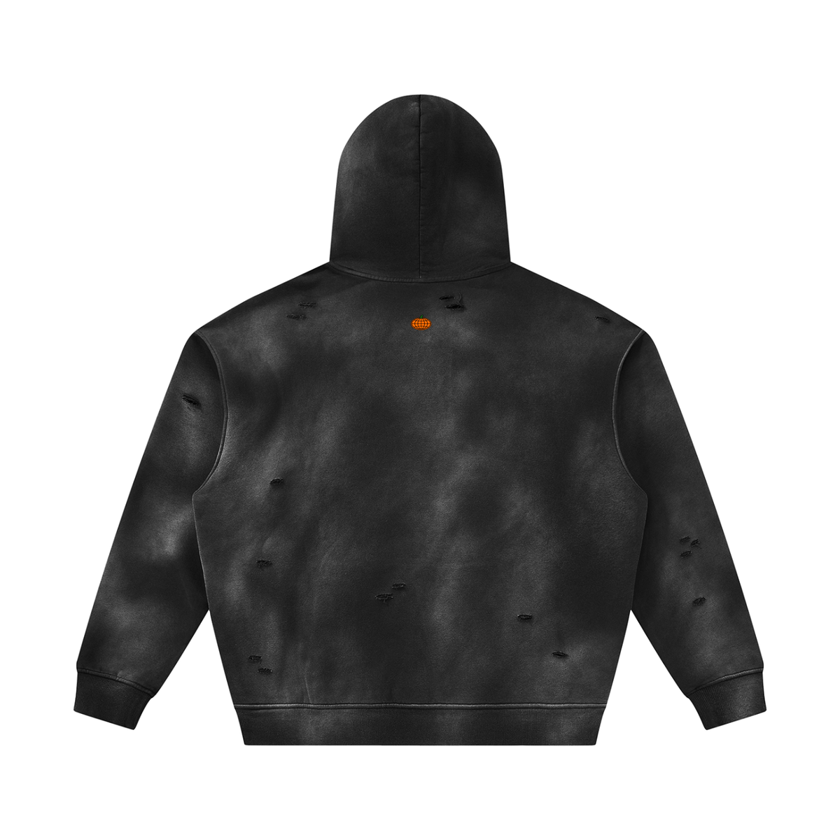 Frayed Fleece Hoodie