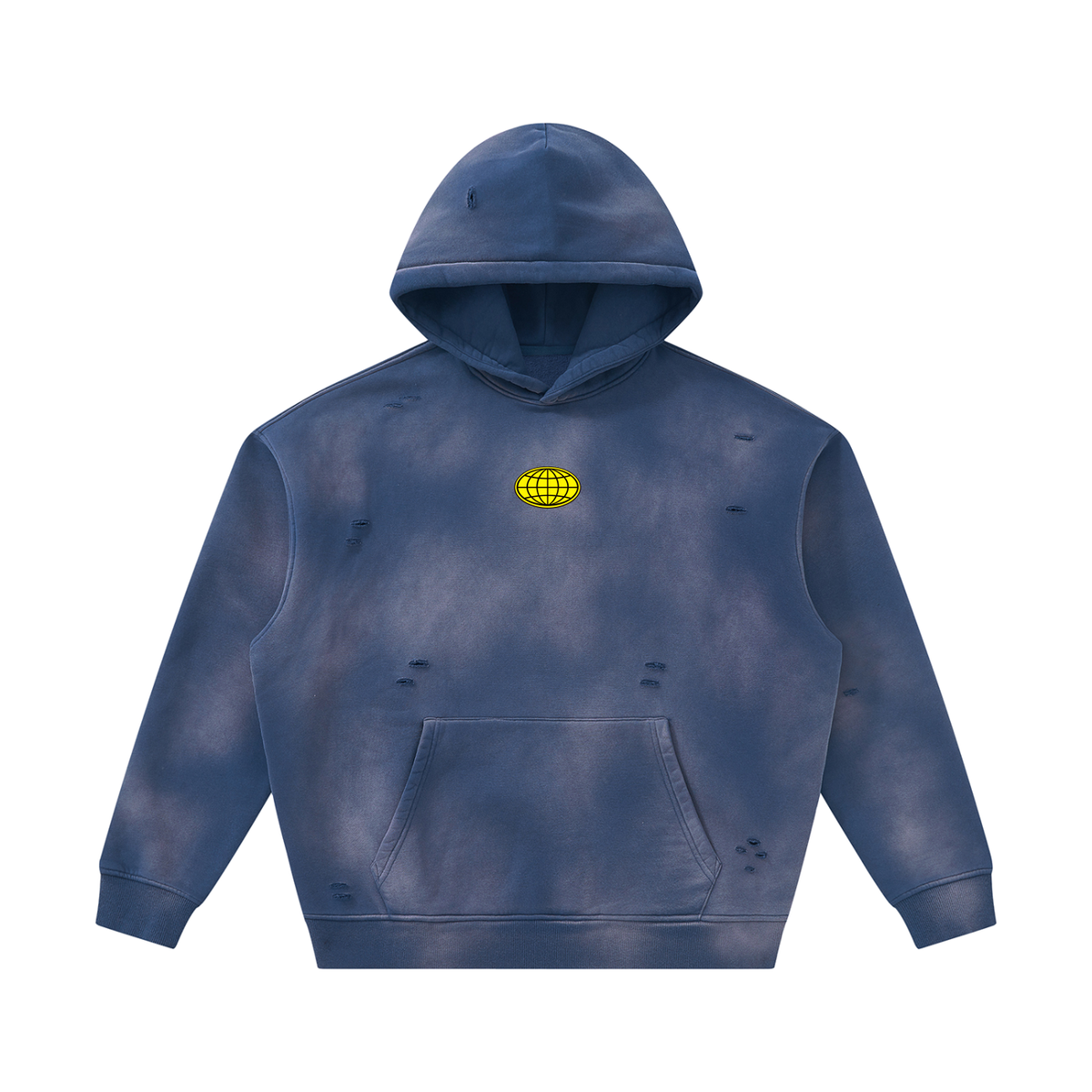 Frayed Fleece Hoodie