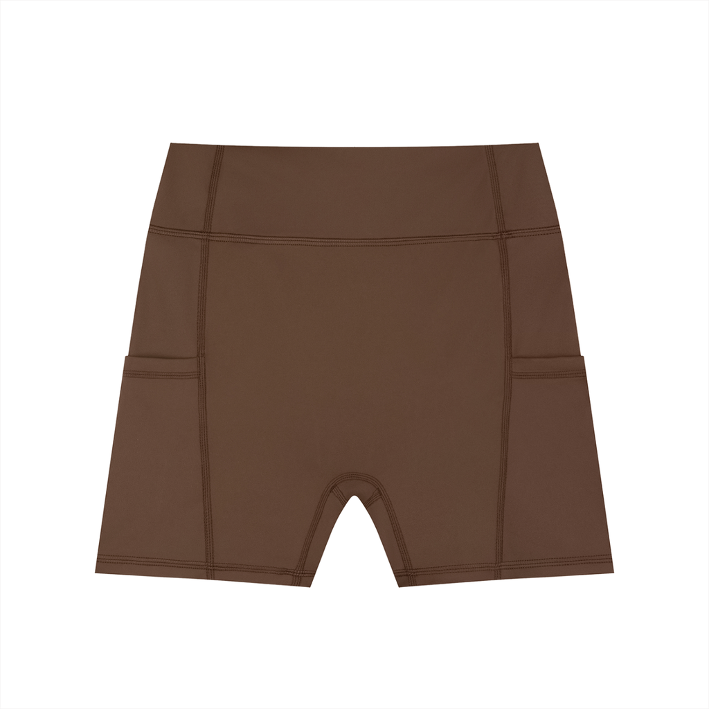 Pocket Biker Shorts (Black Logo)