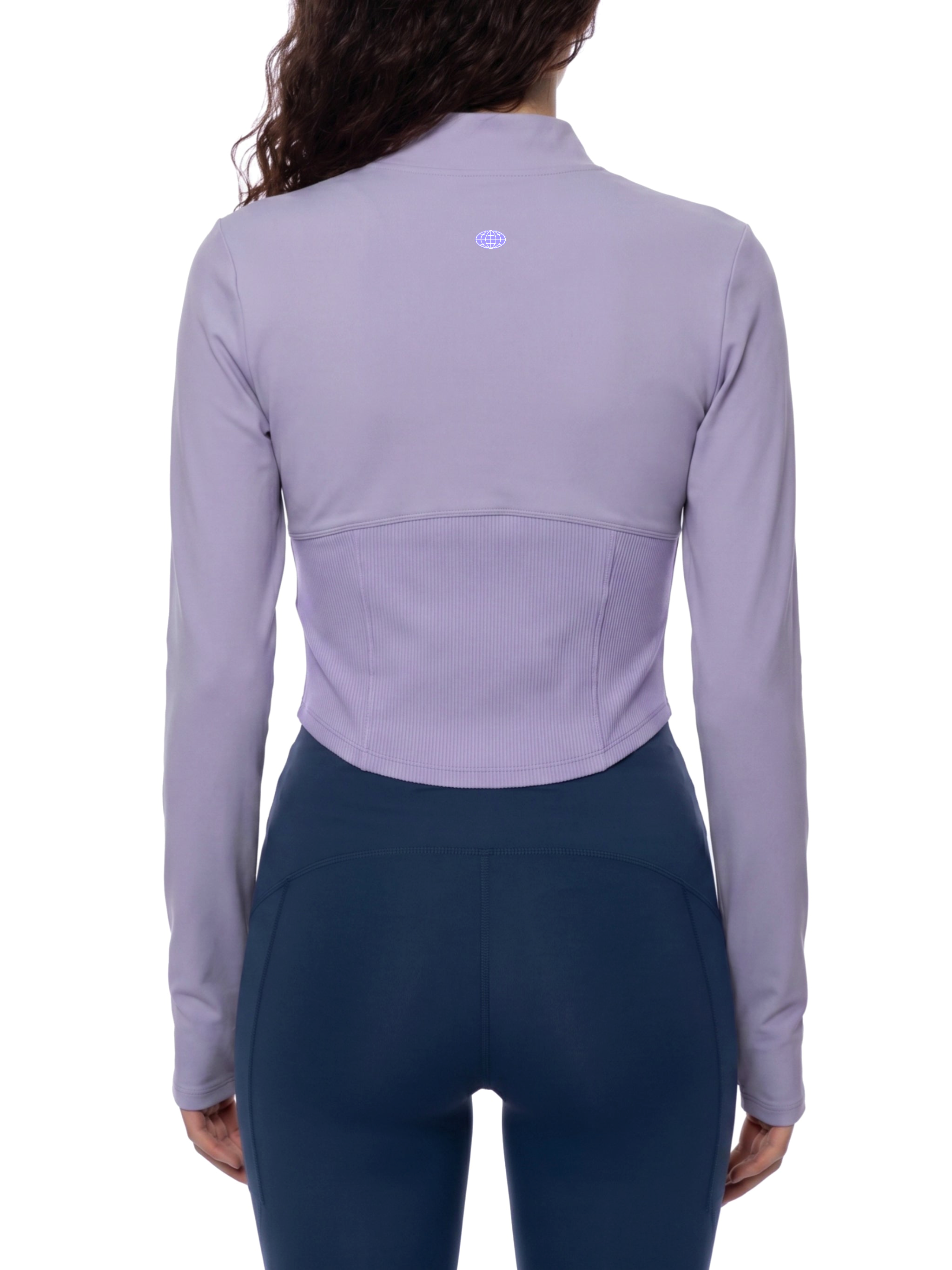 Slim Fit Full-Zip Yoga Jacket