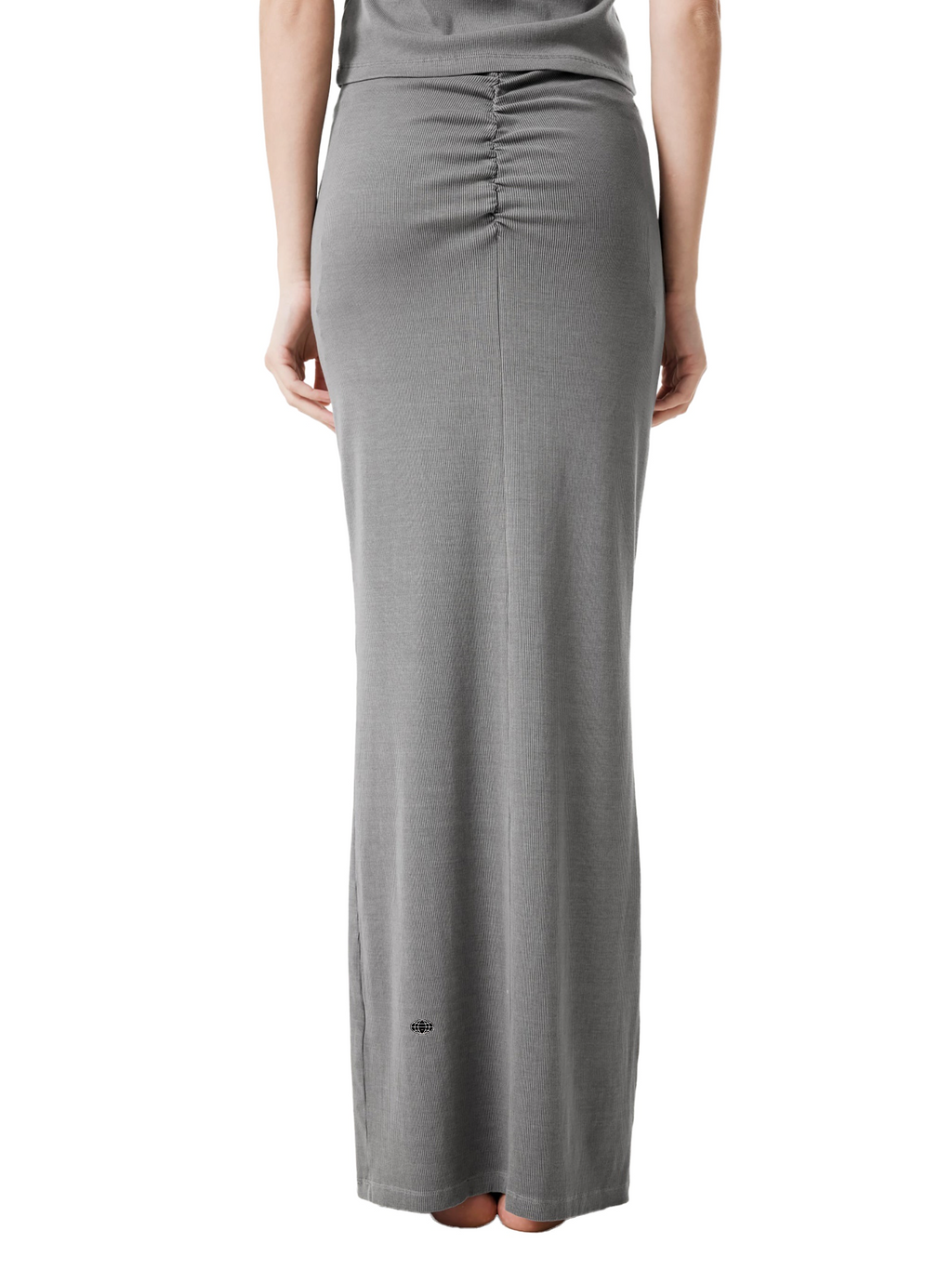 Drawstring Maxi Skirt