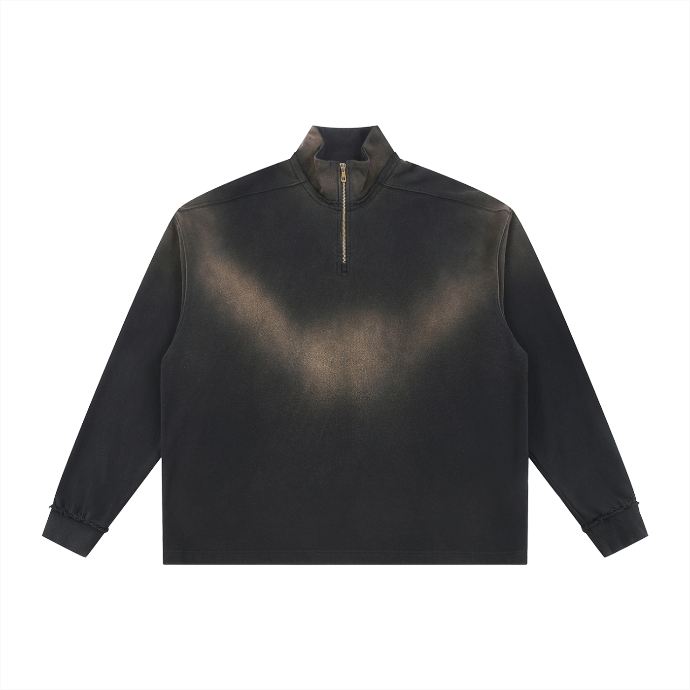 Raw Edge Quarter-Zip
