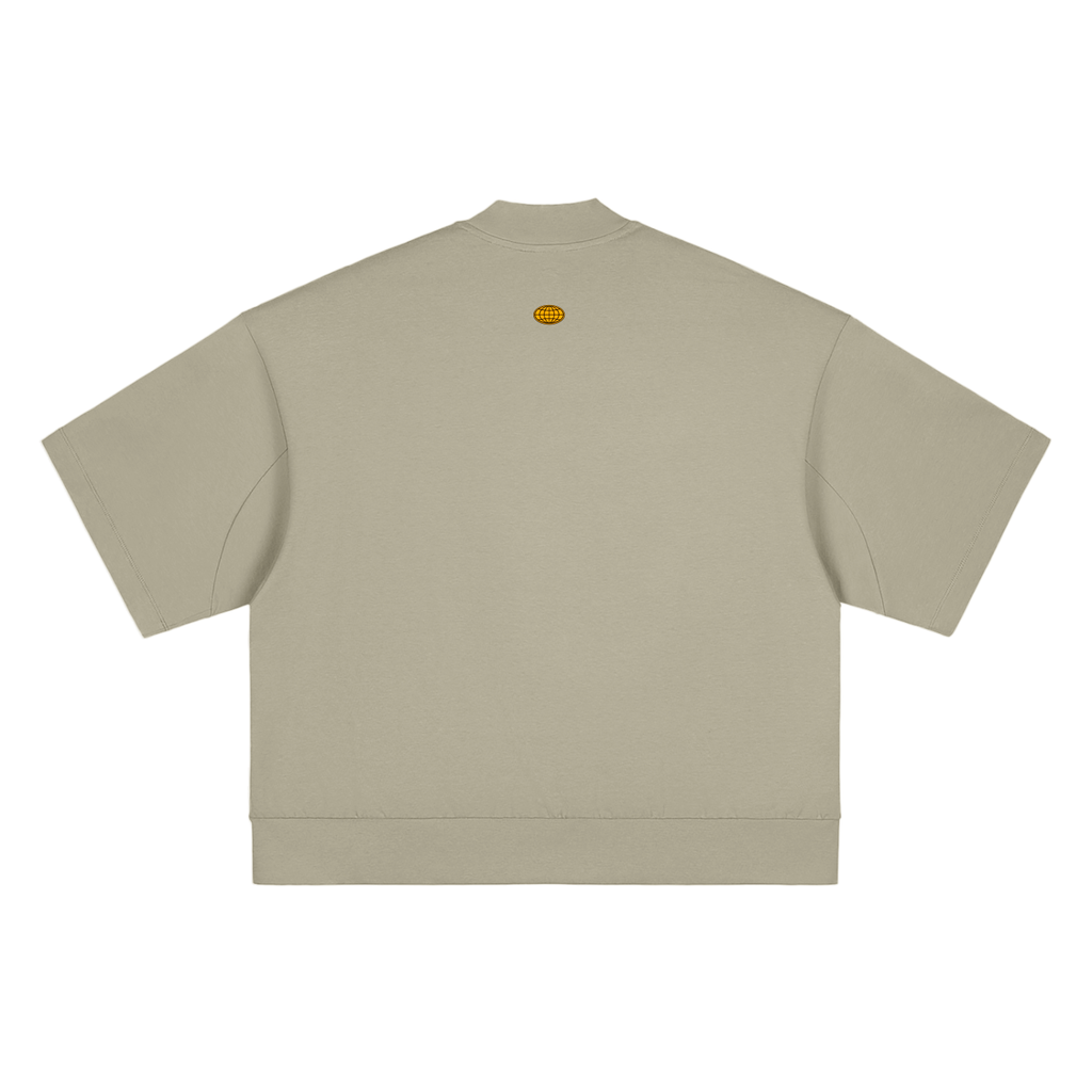 Oversized Mock Neck T-shirt