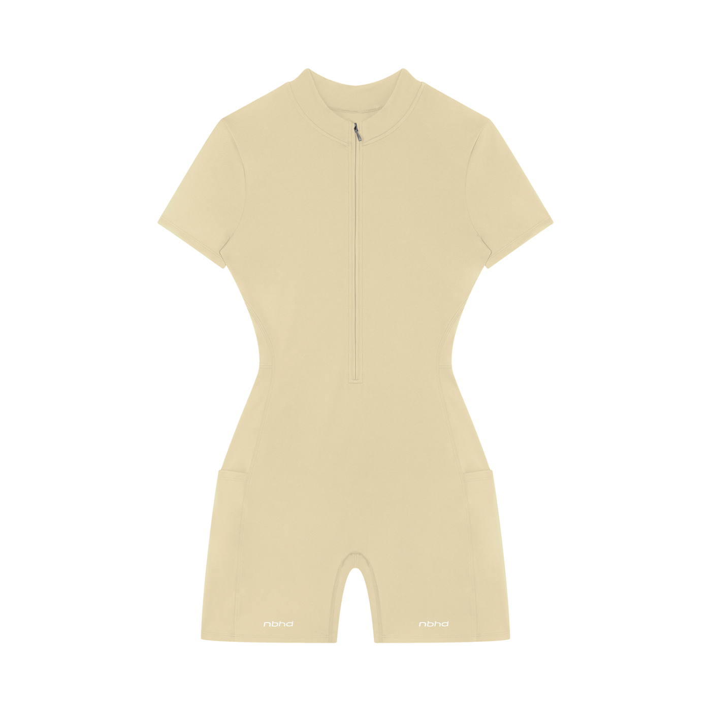 Quarter-Zip Romper