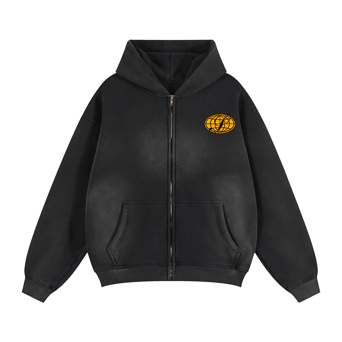 N-S Double Zipper Hoodie