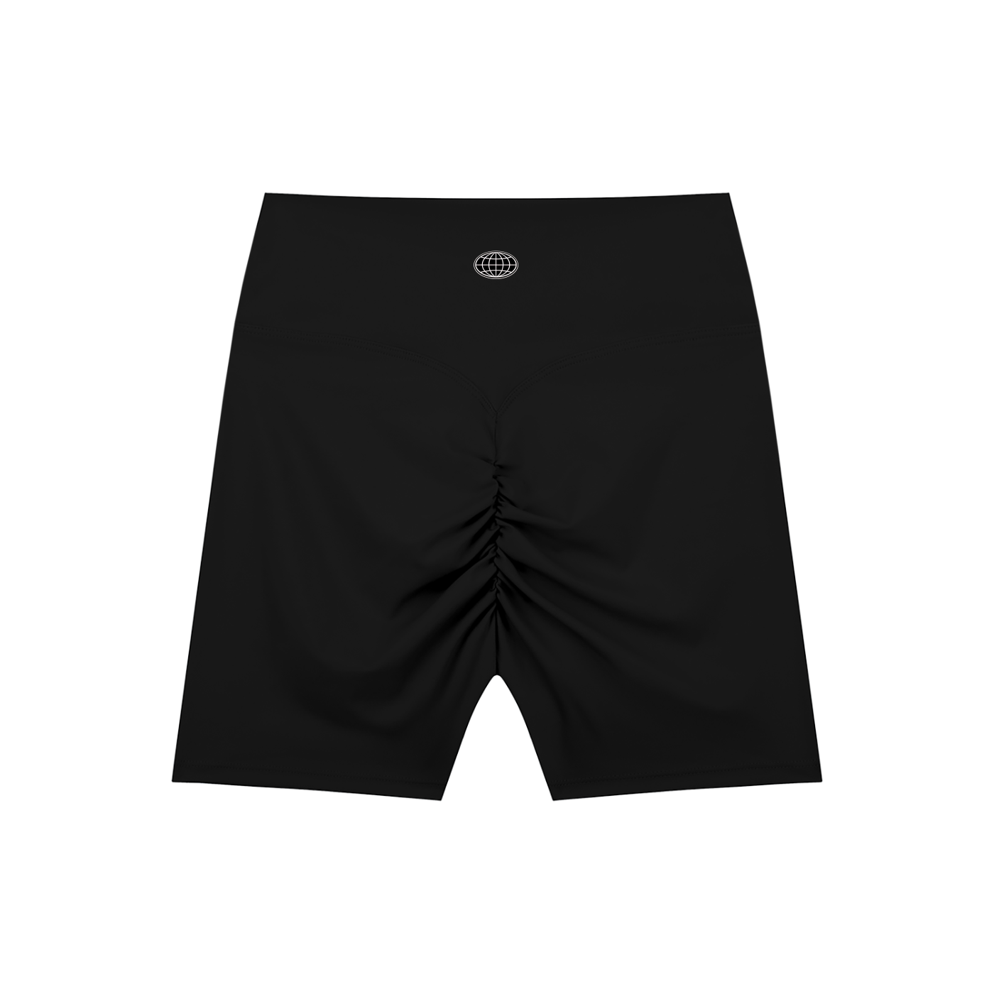 Biker Shorts (Black Logo)