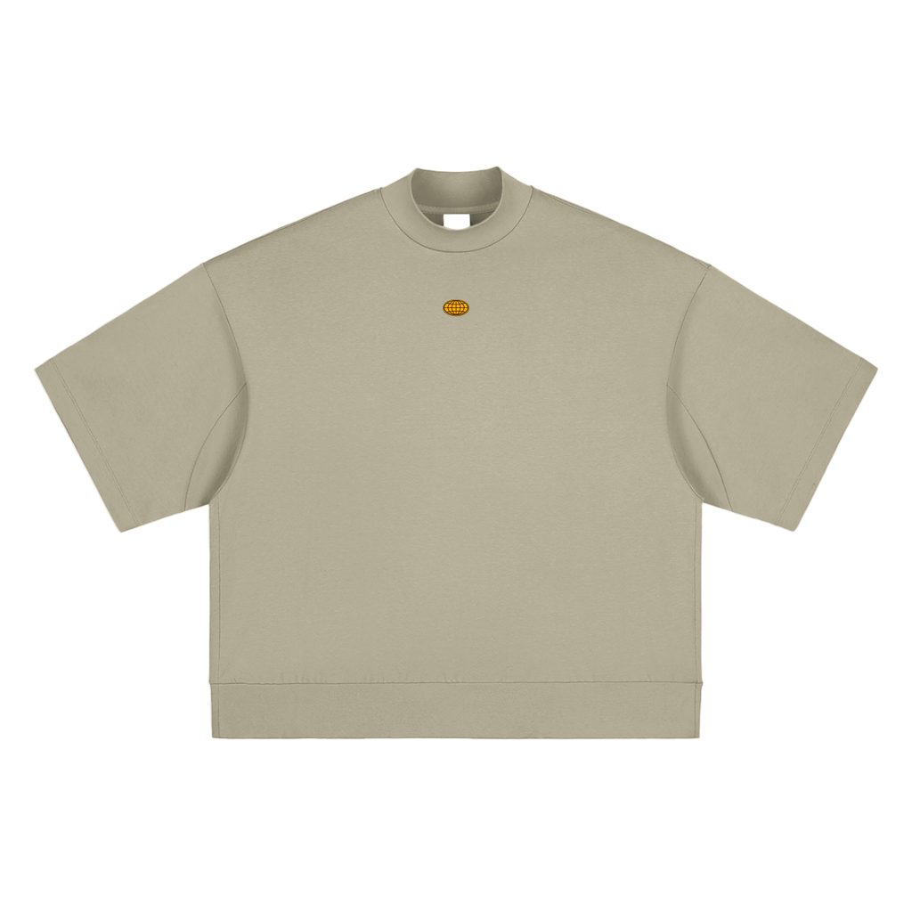 Oversized Mock Neck T-shirt