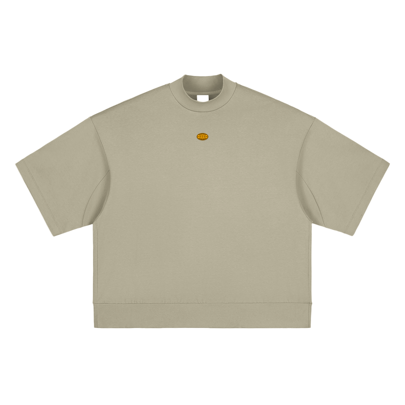 Oversized Mock Neck T-shirt