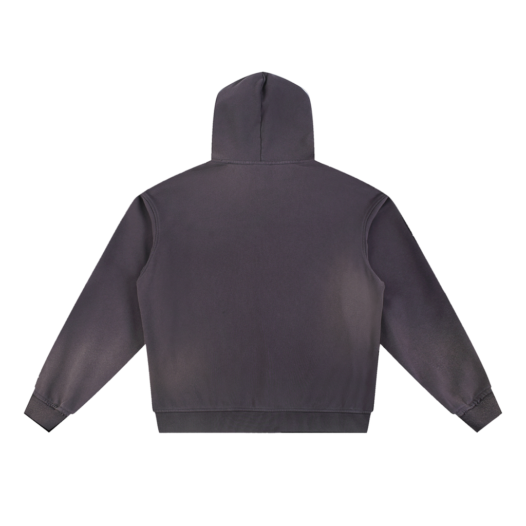Frayed Fleece Hoodie