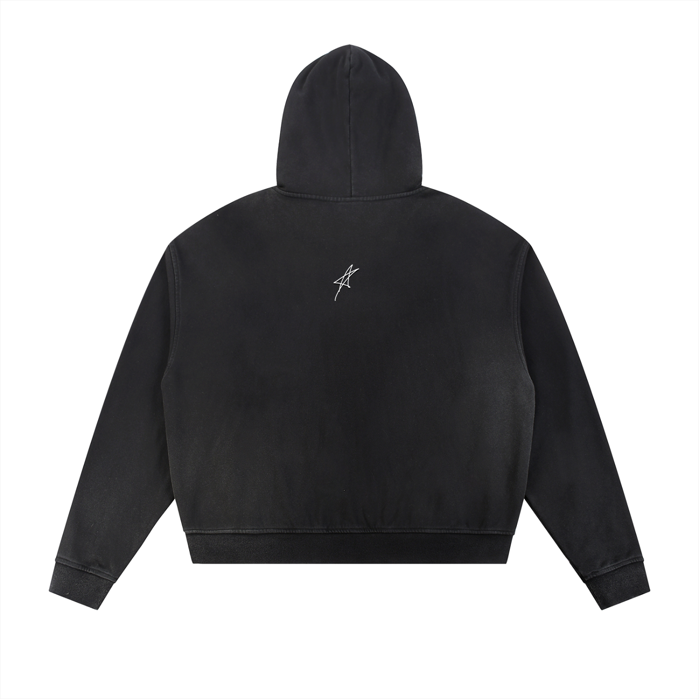 N-S Distressed Fleece Hoodie
