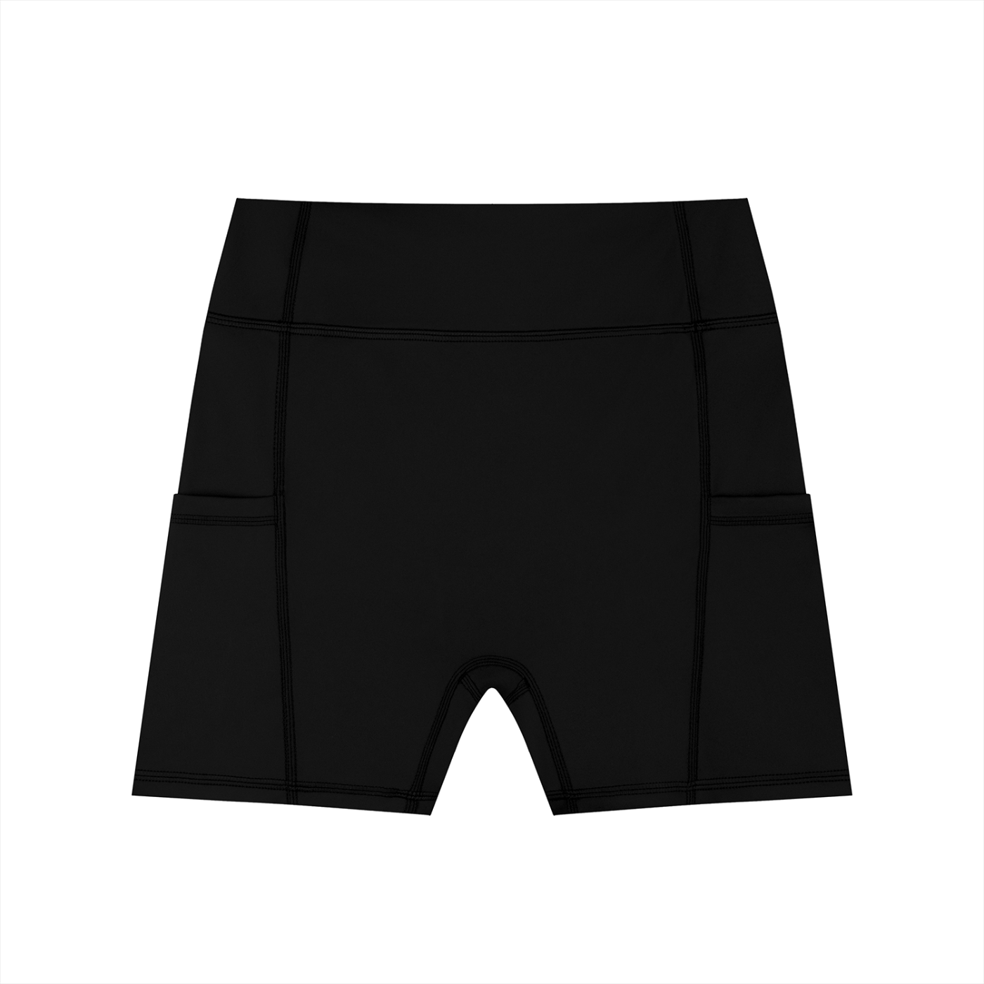 Pocket Biker Shorts (Black Logo)