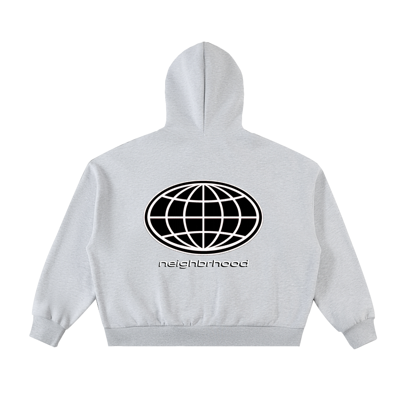 Full-Zip Boxy Hoodie