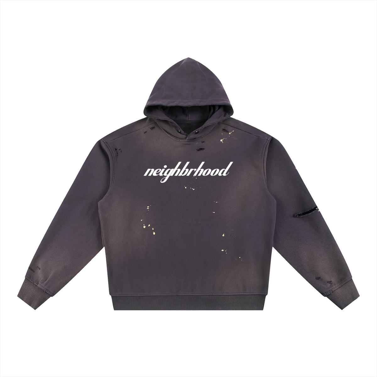 Frayed Fleece Hoodie