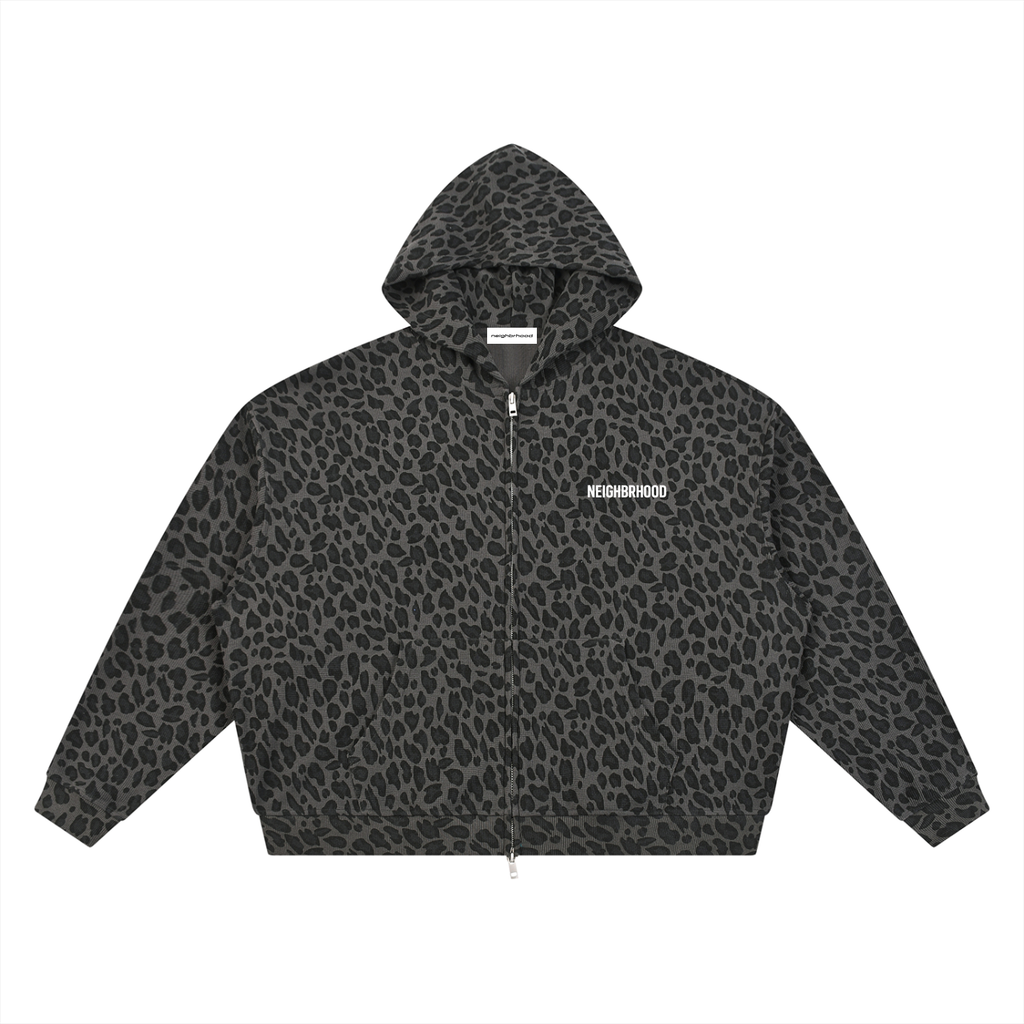 Leopard Zip Up