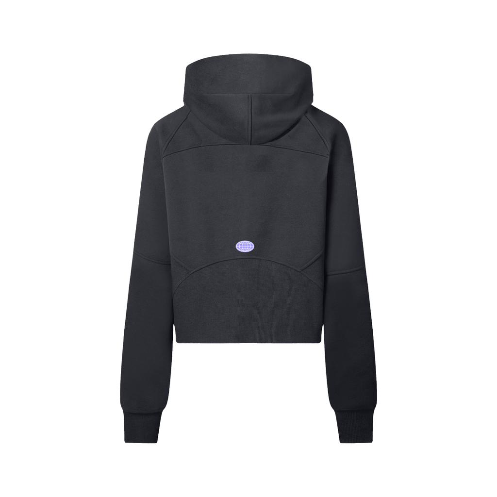 Cropped Half-Zip Hoodie