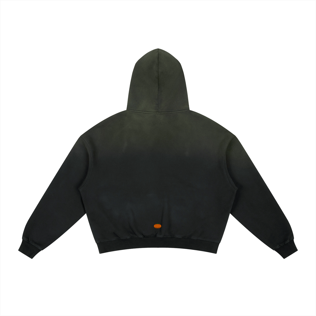 Frayed Fleece Hoodie