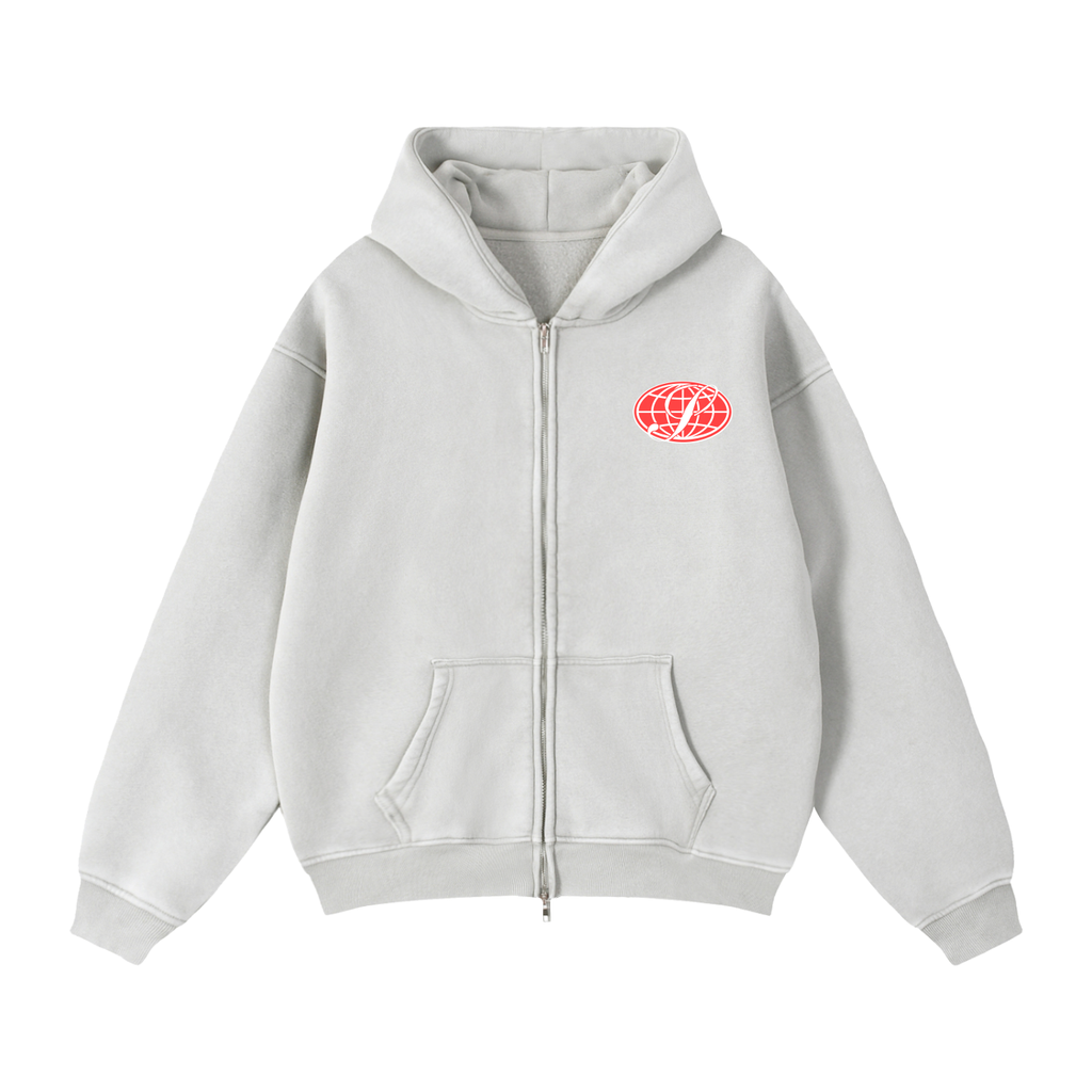 N-S Double Zipper Hoodie