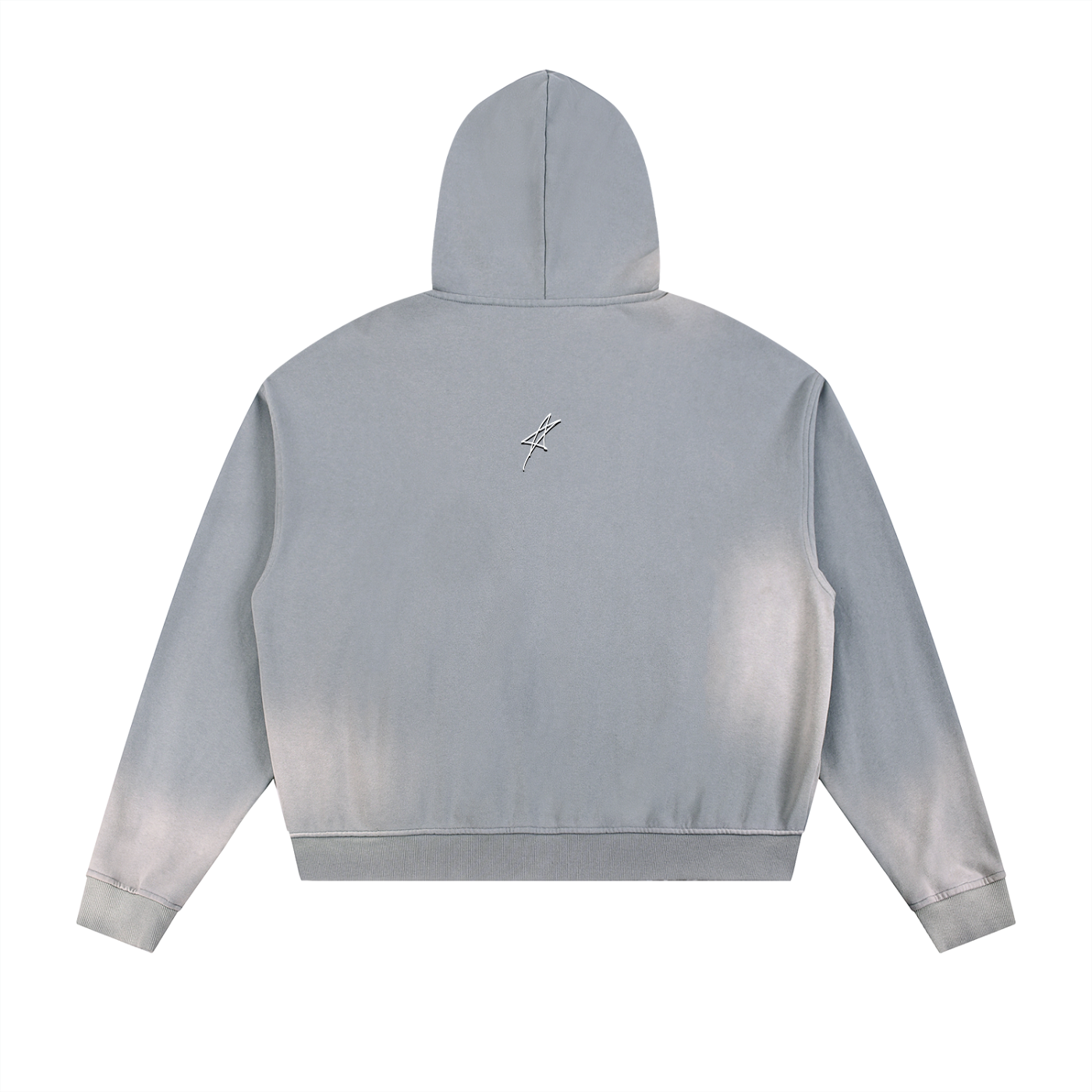 N-S Distressed Fleece Hoodie